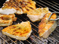 Grill-Roasted BBQ fish